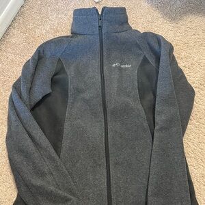 Columbia Charcoal and Black Full-Zip Jacket